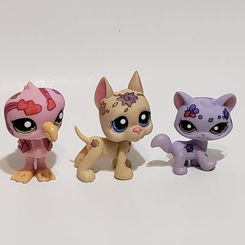 Littlest Pet Shop Deco Pets Set Authentic Lps Exclusive Authentic LPS APR13J