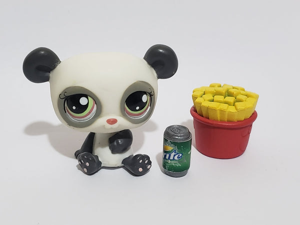 Littlest Pet Shop Panda Bear w Accessory Set Authentic Jan19j2