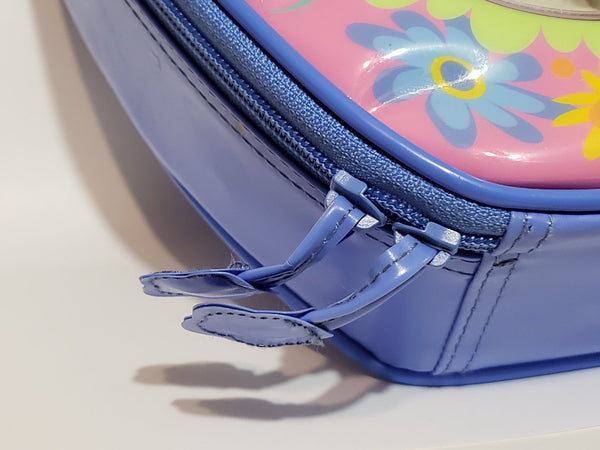 Littlest Pet Shop Pink Blue Medium Plastic Bag Purse Carrying Case on the Go LPS Jan20j