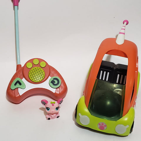 Littlest Pet Shop LPS Speedy Tails RC Remote Control Car with 2165 Mouse Authentic SEP23J