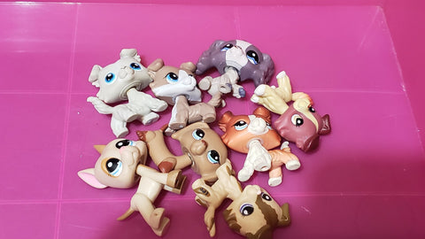 Aftermarket Littlest Pet Shop Lot of 8 Aftermarket lps DEC13J