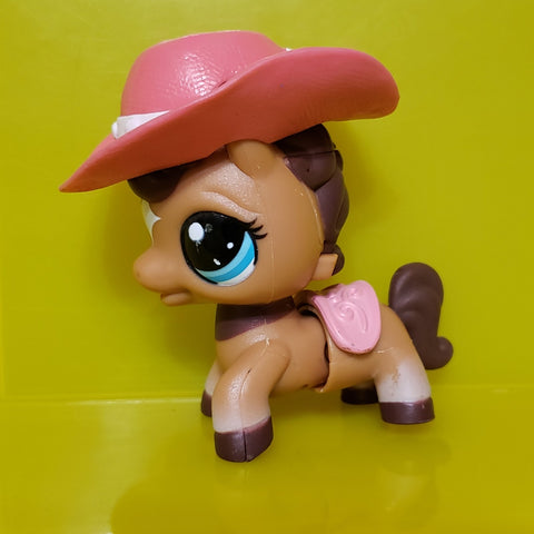 Littlest Pet Shop Horse Pony 2257 Walkables with Accessory Authentic Comes as Shown OCT22J