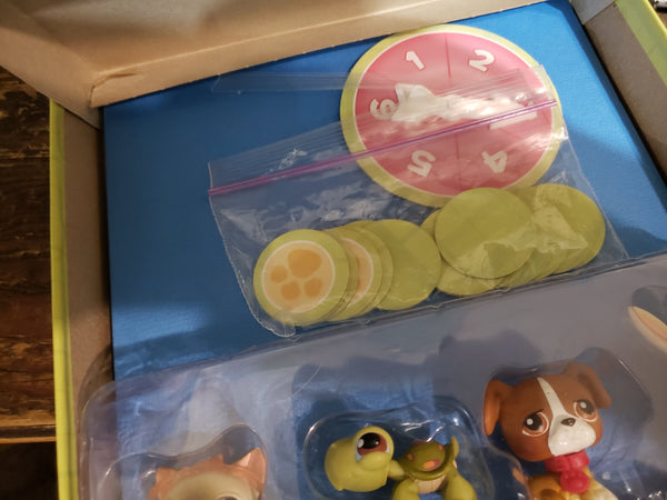 LPS Littlest Pet Shop Board Game 2005 with Pets Hasbro LPS Jan10J