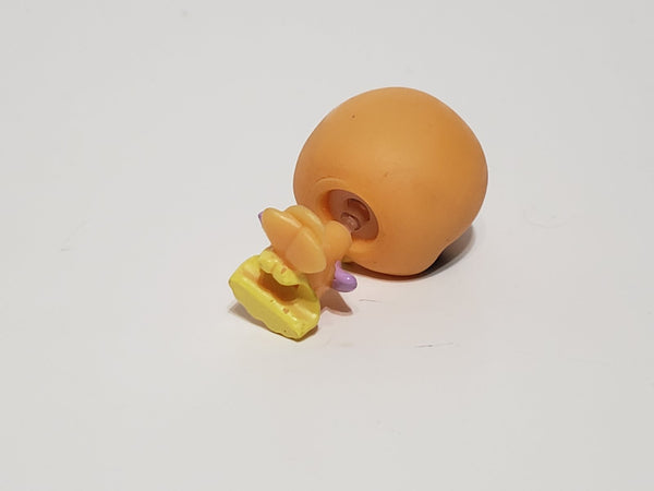 LIKE NEW Littlest Pet Shop LPS Orange Parakeet 766 Teardrop Eyes Authentic AIK Feb26ni