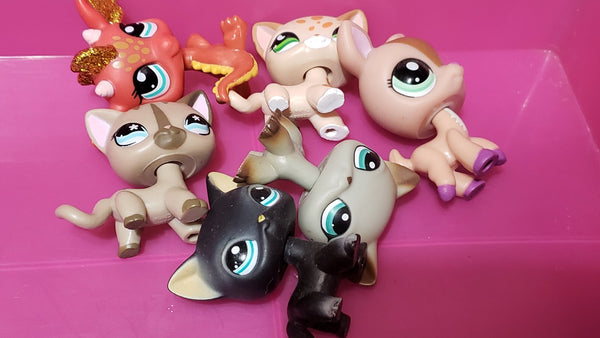 Aftermarket Littlest Pet Shop Lot of 8 Aftermarket lps DEC13J