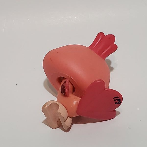Littlest Pet Shop 2259 Pink Peacock Bird Glitter Shimmer Authentic LPS Comes As Shown OCT7J NN