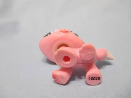 Littlest Pet Shop RARE Standing Shorthair  Cat 1313 Pink Walking Purple Eyes LPS Authentic Feb9ni