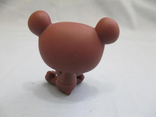 Littlest Pet Shop Panda Bear Brown with Pink Eyes 594 Authentic Lps OCT25J