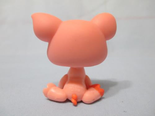 LIKE NEW Littlest Pet Shop Pig 622 Sitting Pink Spotted Aqua Polka Dot Authentic Lps AUG13K