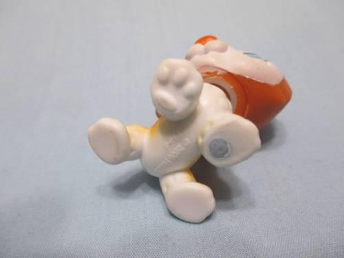 LIKE NEW Littlest Pet Shop Husky 341 Brown Orange and White Dog Puppy with Blue Eyes LPS Mar31npo60