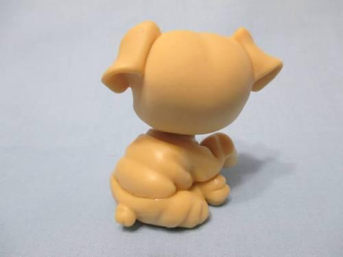 LIKE NEW Littlest Pet Shop Yellow Dog French Bulldog 107 Authentic Lps FEB10J