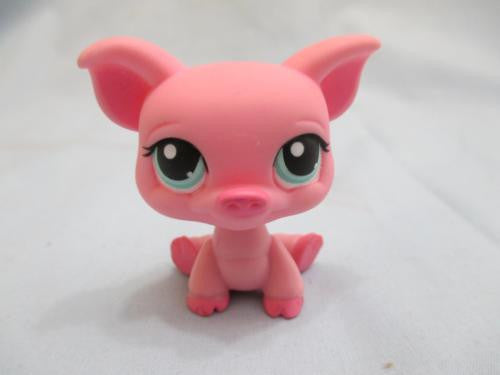LIKE NEW Littlest Pet Shop Pig Pink with Blue Eyes 330 Authentic Lps Nov30npoHG