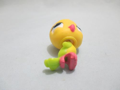 LIKE NEW Littlest Pet Shop Yellow Canary Bird Flower 595 100% Authentic MAY12J