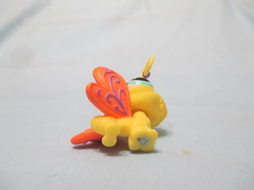 Littlest Pet Shop BUTTERFLY 497 Yellow w/ Orange Wings Hasbro Authentic Lps OCT26J