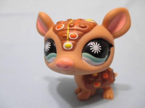 Littlest Pet Shop Armadillo 1007 Swirl and Spots Postcard Armadillo Authentic LPS Mar19ni