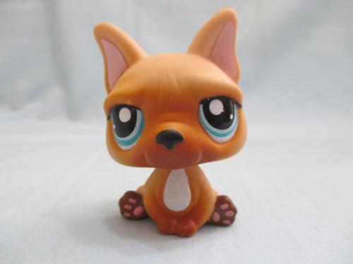LIKE NEW LITTLEST PET SHOP 1847 PET ON THE GO BOXER French Bulldog DOG for AIRPLANE Authentic SEE VIDEO So Much In Love Episode 34 MAY07J