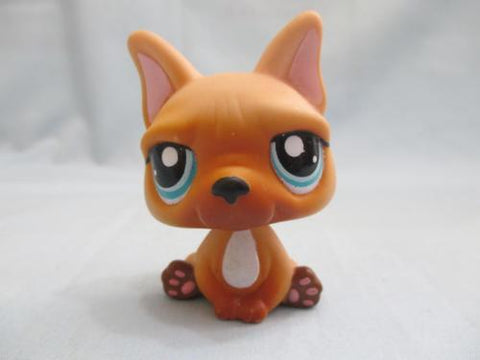 LIKE NEW LITTLEST PET SHOP 1847 PET ON THE GO BOXER French Bulldog DOG for AIRPLANE Authentic SEE VIDEO So Much In Love Episode 34 APR04J
