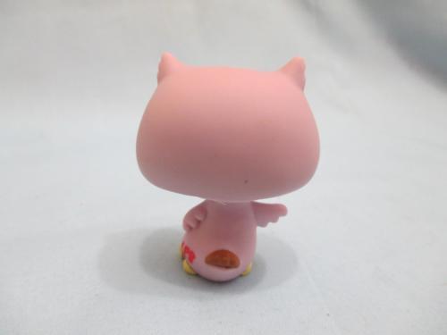 LIKE NEW Littlest Pet Shop Bird 1373 Owl Lavender Purple With Green Eyes Authentic Mar22J