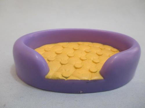 Littlest Pet Shop Accessory Purple Bed for LPS Dog Cat Accessory