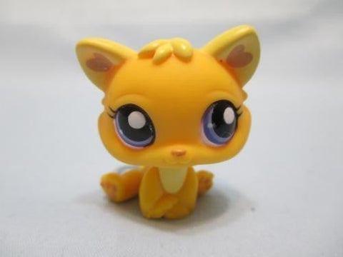 LIKE NEW Littlest Pet Shop Baby Kitten Kitty Cat Heart Ears Rare 1744 Authentic Lps May19npo9