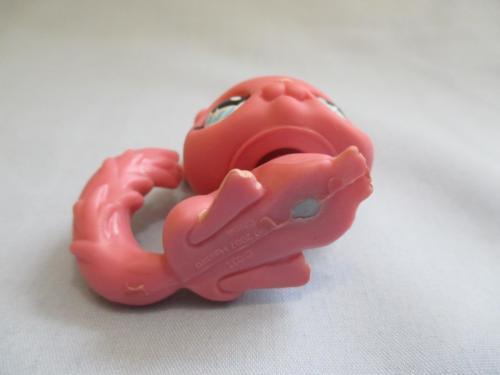 LIKE NEW Littlest Pet Shop 599 Pink Chinchilla with Blue Eyes Authentic Lps Apr07n
