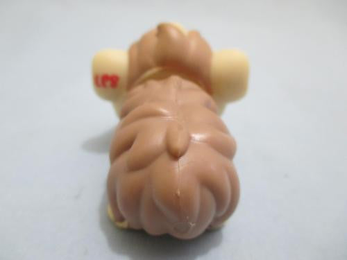 Littlest Pet Shop Brown Tan Cream Green Eyes Angora Guinea Pig 494 AUG01J