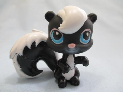 Littlest Pet Shop LPS 85 Squirrel Chipmunk Skunk Black White Authentic OCT26J