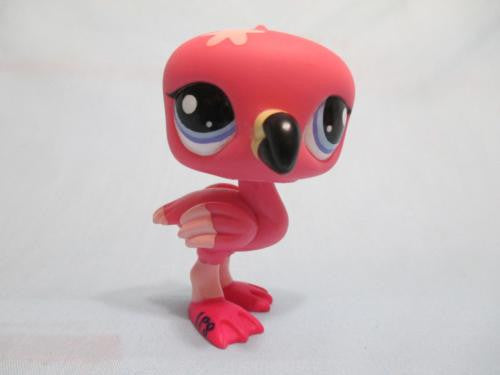 Littlest Pet Shop Deep Pink Flamingo Bird 1827 100% Authentic MAR8J
