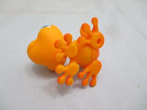 LIKE NEW Littlest Pet Shop Orange Purple Spotted Blue Eyes Toad Frog 874 Authentic LPS AUG13K