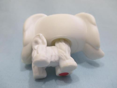 LIKE NEW Littlest Pet Shop Dog White Maltese with Teal Eyes 65 Authentic Lps Mar17n