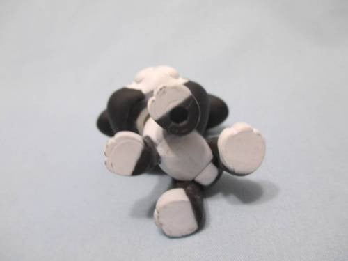 Littlest Pet Shop 826 Black Boxer Puppy Dog Authentic Mar1ni