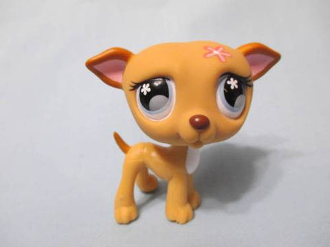 LIKE NEW Littlest Pet Shop Dog Hound Greyhound 498 Authentic LPS SEE VIDEO Feb2ni