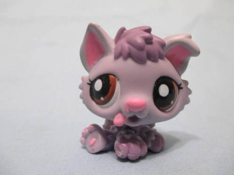 LIKE NEW Littlest Pet Shop Dog Puppy Husky Purple 1752 Lps Authentic may13n