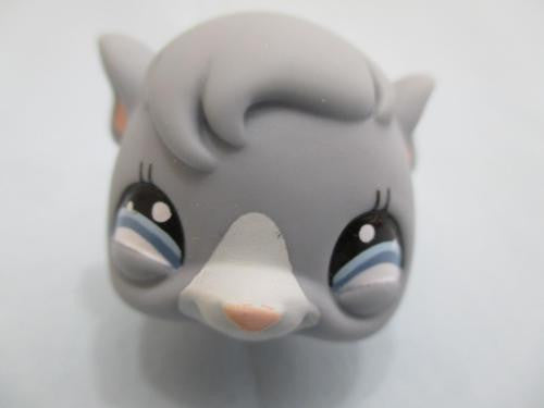 LITTLEST PET SHOP Hasbro Gray Guinea Pig Hamster 1368 Authentic Dec1n