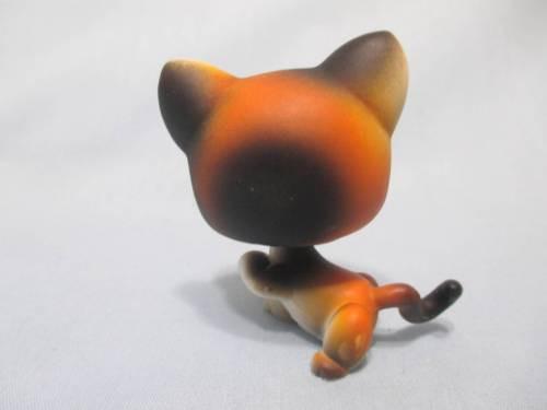 Littlest Pet Shop Calico Shorthair Paw Up Cat 27 Authentic LPS OCT25J