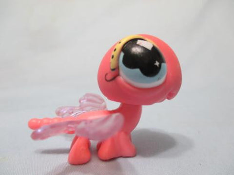 Littlest Pet Shop Dragonfly 503 Pink w Blue Eyes Authentic Lps MY05J