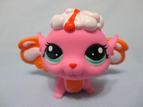 Littlest Pet Shop Fairy Pink with Green Eyes Snow Burst Majestic Masquerade 2835 Authentic Lps MAY11JI