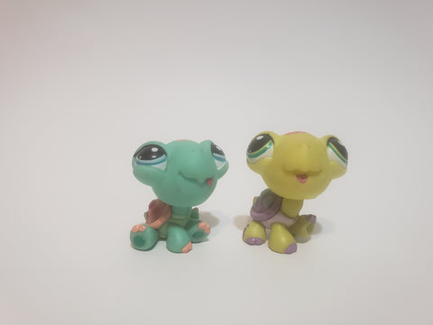 LIKE NEW Littlest Pet Shop From Petriplet Triplet Turtle Set 1886 1887 Baby Turtle Rare Authentic AIK DEC16JHR