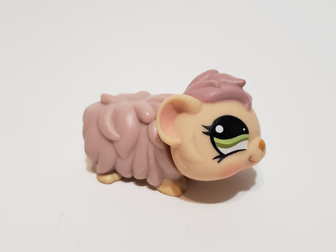 LIKE NEW Littlest Pet Shop Rare Guinea Pig 1397 Hamster Green Eyes Authentic AIK JAN07JHR