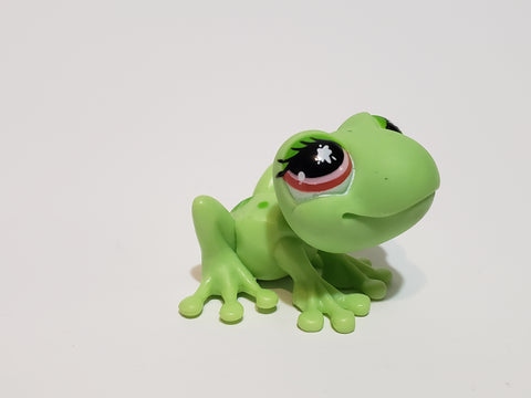 LIKE NEW LITTLEST PET SHOP Green Frog 898 Variant Authentic LPS APR25JI