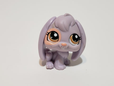 Littlest Pet Shop Rare European Purple Lop Ear Bunny Rabbit 1531 Authentic AIK MAY24J