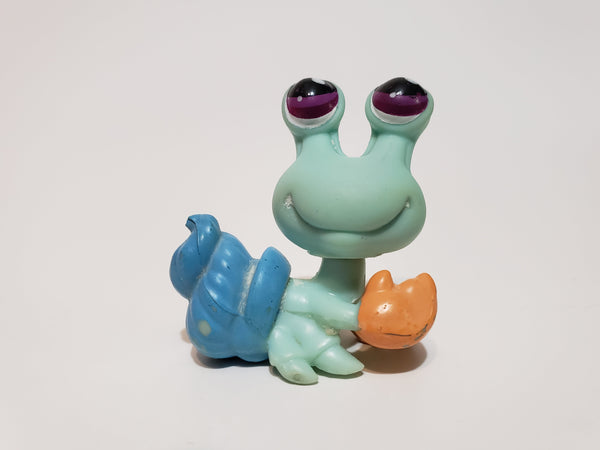 Littlest Pet Shop Aqua Blue Hermit Crab 1775 Authentic Lps Blemished As Shown Feb26n86