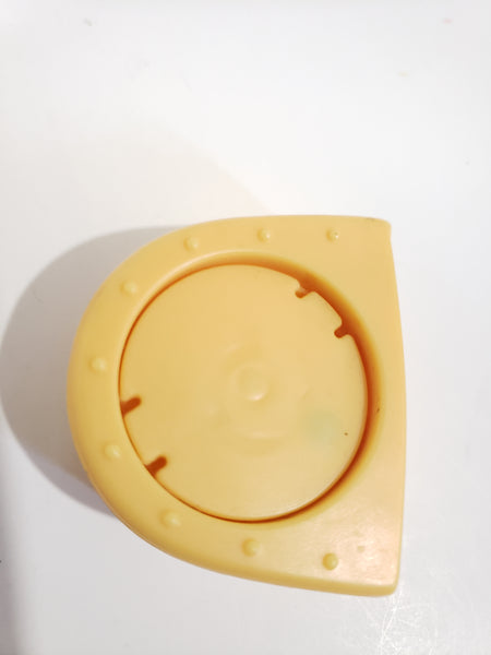 LITTLEST PET SHOP Yellow Orange Magnetic Stand Base Display Accessory LPS AUG13J