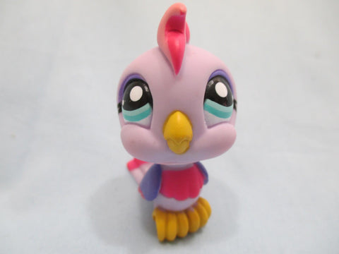 LIKE NEW Littlest Pet Shop Lavender Cockatoo Lovebird 1459 Authentic may13n
