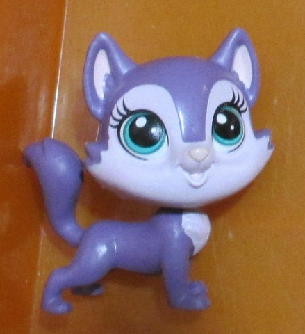 LIKE NEW Littles Pet Shop Fir Sprucewood 63 Purple Wolf New Generation Authentic LPS Oct29ni