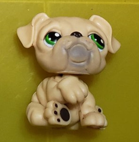 Littlest Pet Shop Dog Bulldog 107 Authentic Lps Minor Wear MAY14J86