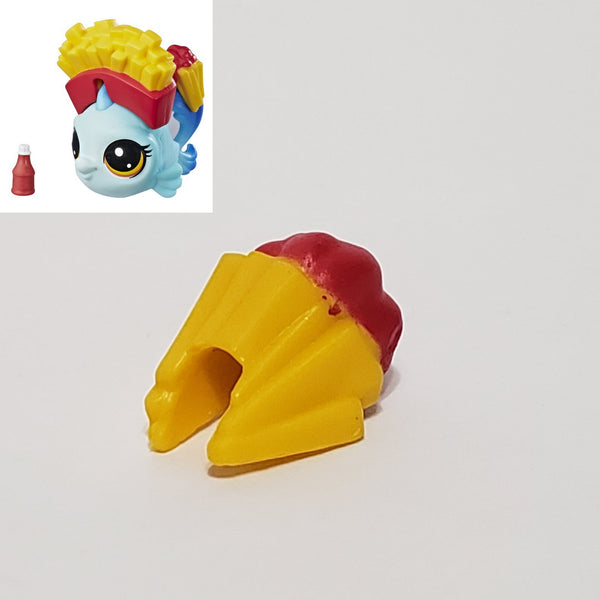 Littlest Pet Shop Food French Fries Costume Accessory from Hungry Pets Frye Fishley 3-50 Authentic LPS AUG19J SEE VIDEO
