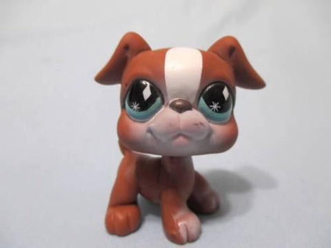 LIKE NEW Littlest Pet Shop No Number Puzzle Boxer Puppy Dog Authentic LPS Feb26ni
