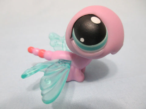 Littlest Pet Shop 316 Purple Pink Dragonfly Blue Wings Blue Eye Authentic MY03J