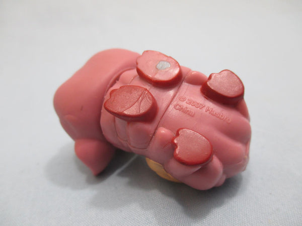 LIKE NEW Littlest Pet Shop 510 Purple & Yellow Guinea Pig Freckles Green Eyes Authentic Sep25npo43